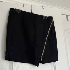 Zara zipper detail skirt
